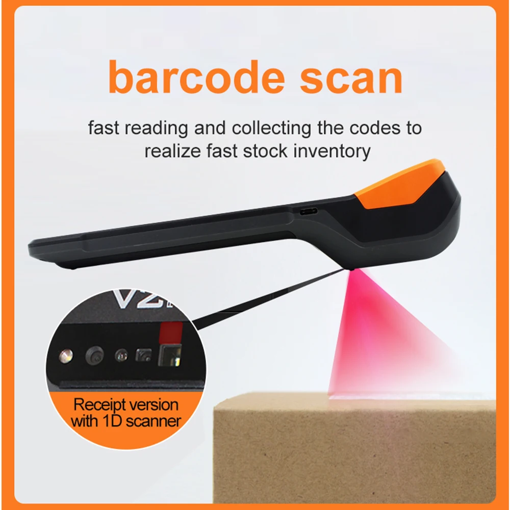 Для V2pro nfc сканер 1D/2D BT 4G pos платежный терминал дешевый кассовый аппарат