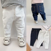 fashion casual denim children baby jeans pants spring autumn toddler infant newborn trousers kids boys girls clothes costume