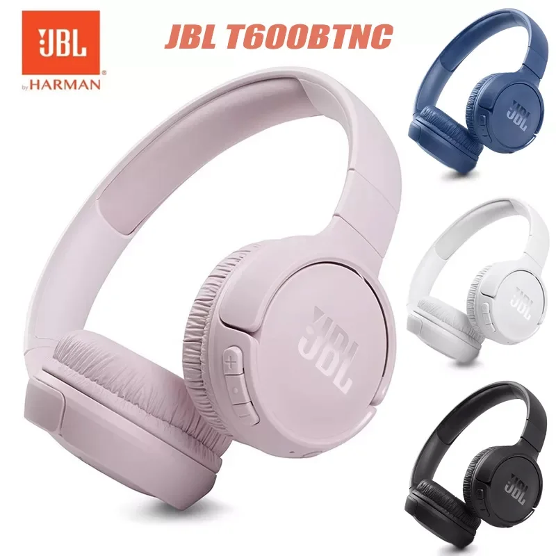 JBL TUNE 600BT Wireless Bluetooth Headsets Foldable Gaming Sports Headphones Pure Bass Noise-Cancelling Earphone With Mic