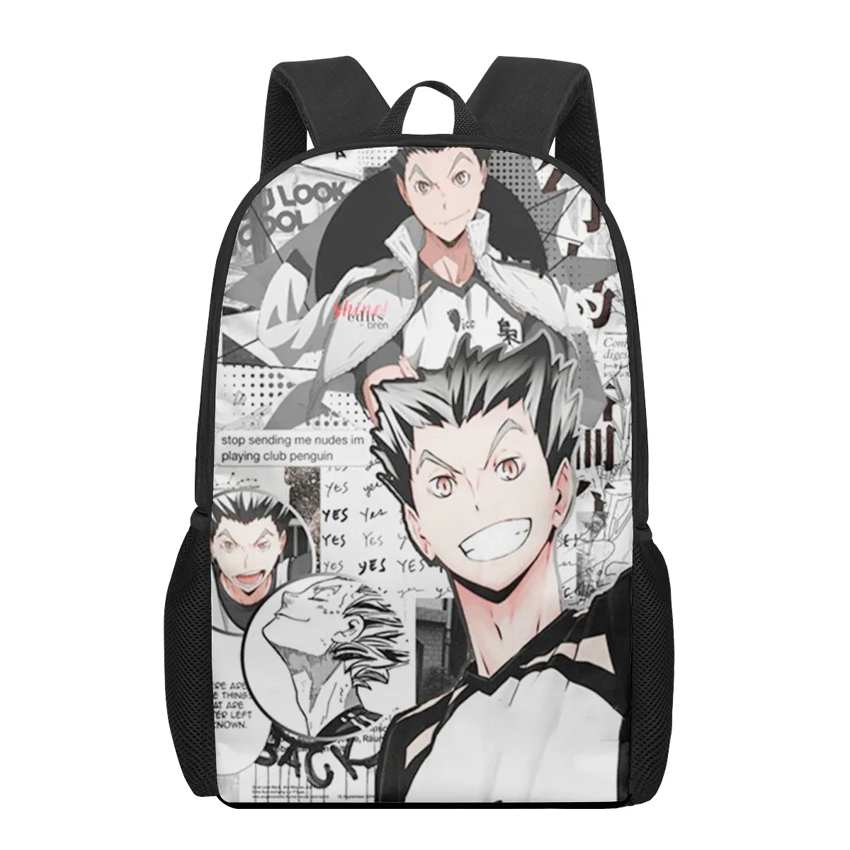 Anime Haikyuu 3D Print Children School Bags Orthopedic Backpack Kids School Boys Girls Mochila Infantil Children Book Bag School