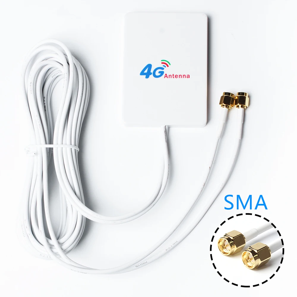 

Антенна 4G/3G/LTE, разъем SMA, внешняя антенна для модема 4G, коннектор адаптера маршрутизатора, кабель 2 м, антенна 4G/LTE для Huawei