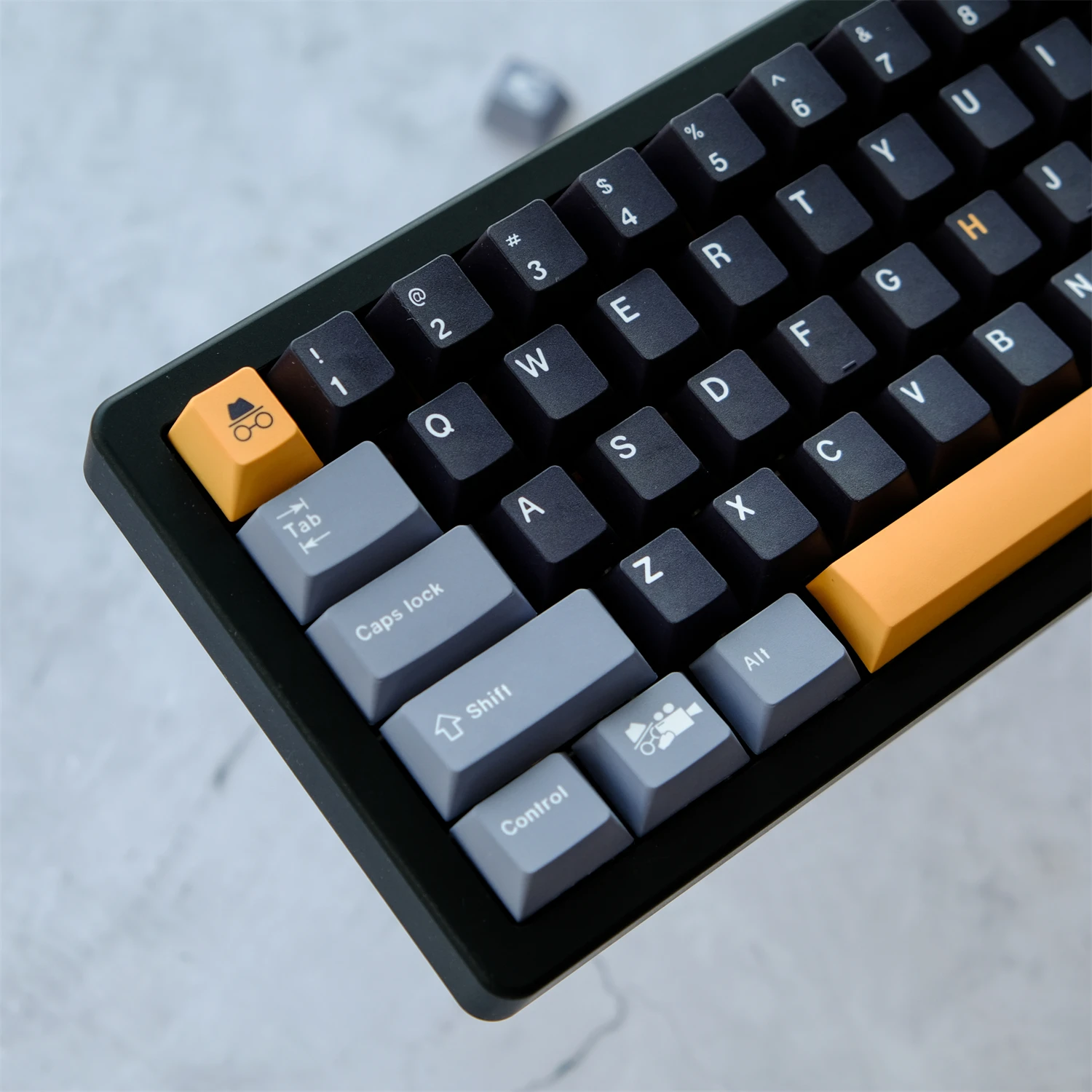 Фото GMK Privacy Tag 129 клавиш PBT оригинальные высокосублимированные механические колпачки для клавиатуры, периферийные устройства Hot Brother №2