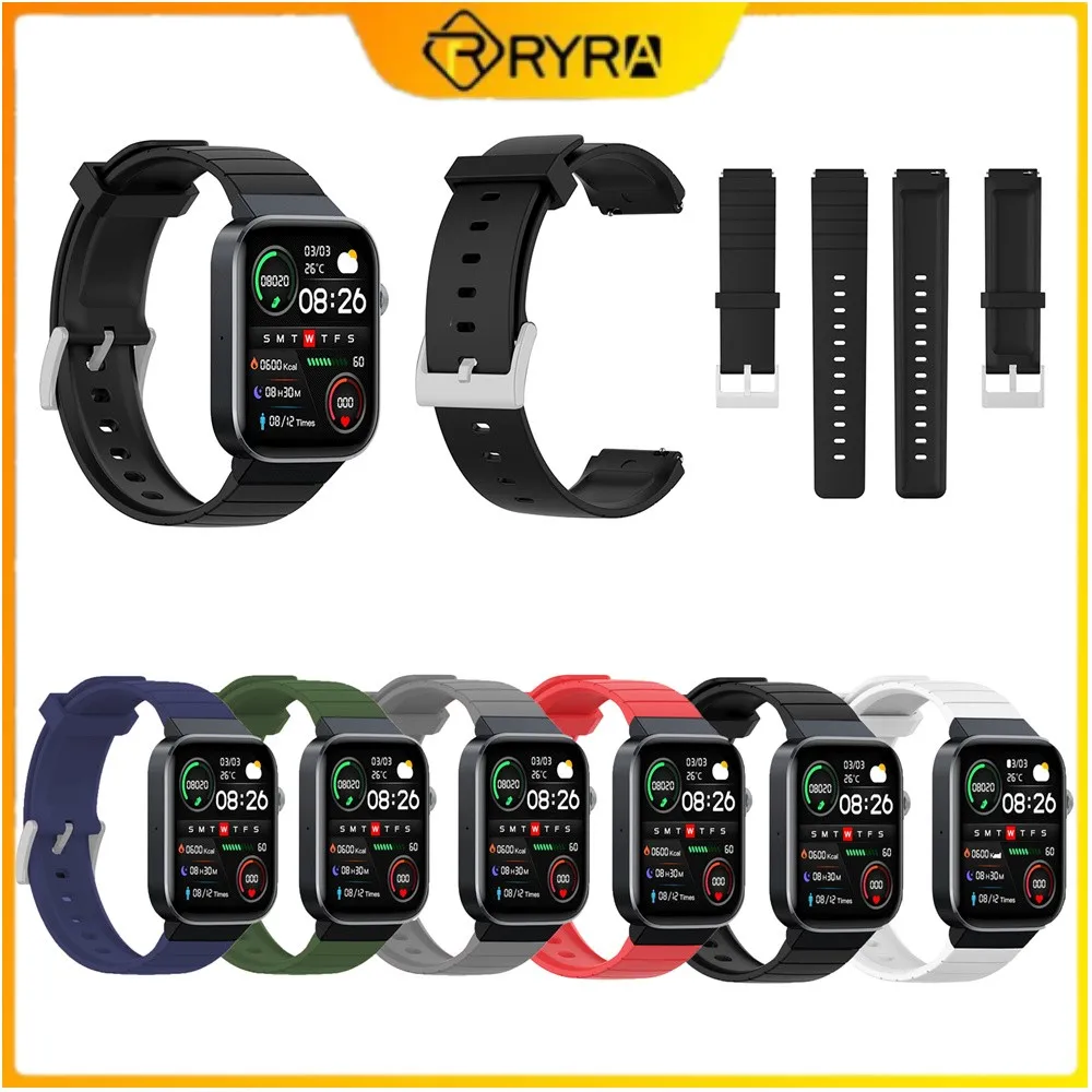 

2023 New Smart Watch Band For Mibro T1 Watch Replaceable Soft Silicone Strap Wearable Accessories Office Sports Watch Strap