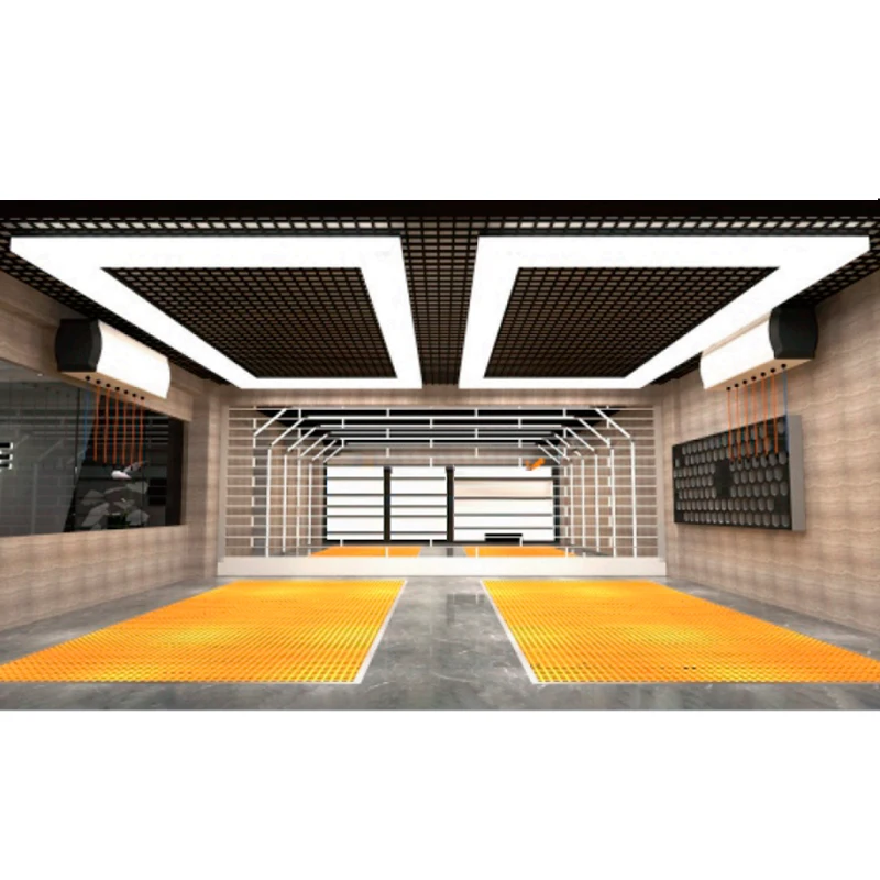 

UE-C240 Auto detailing light 3d auto car wash tunnel LED car showroom design professional lamp for Auto 4S and repair shop