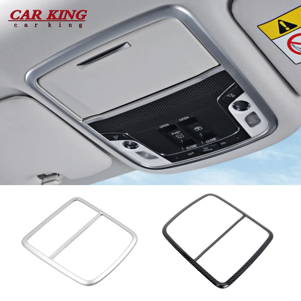 

For Honda Odyssey 2015-2021 Accessories ABS Chrome/Carbon Car front rear reading Lampshade panel Cover Trim Sticker Car Styling