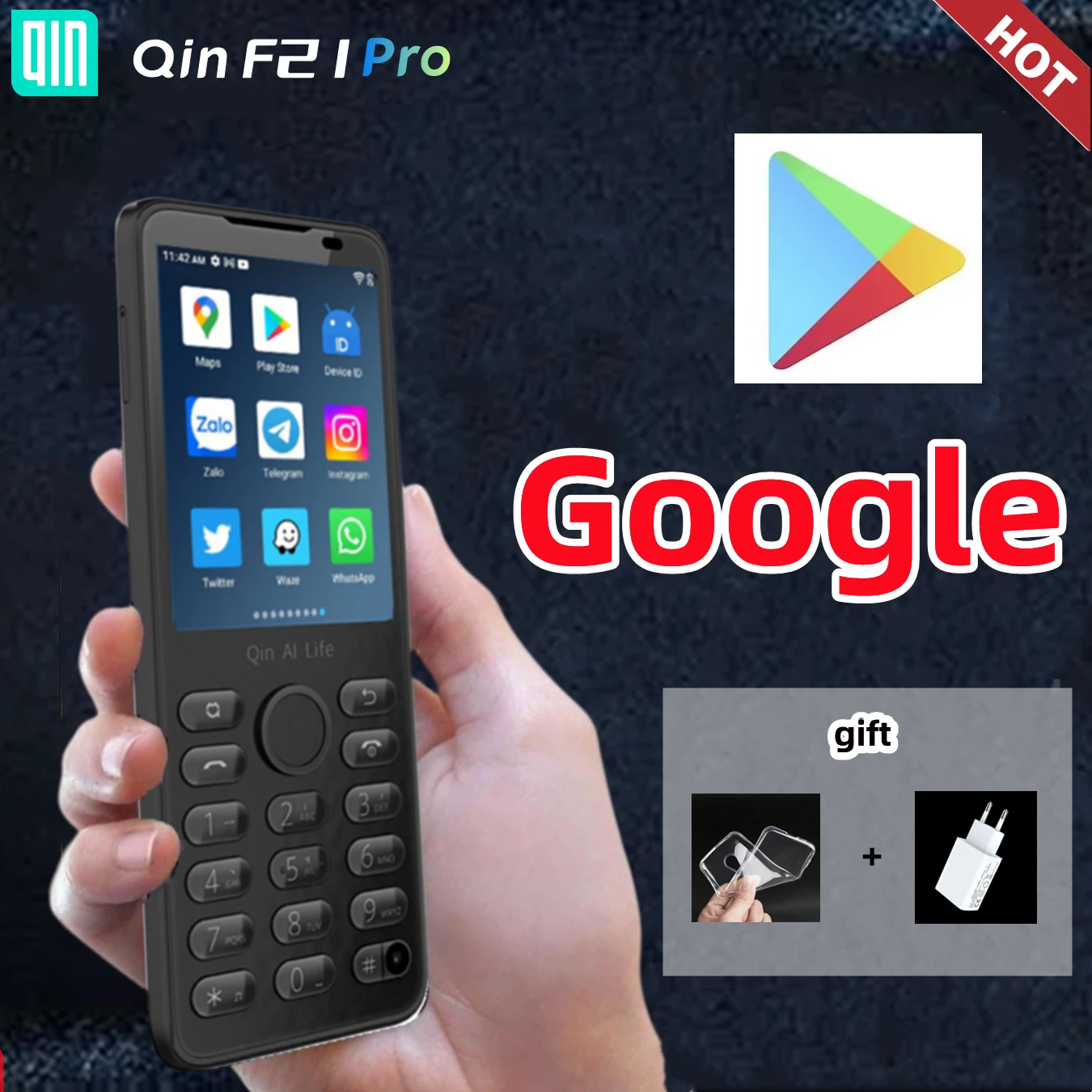 F21 Pro Google Global Version 4G 2.8in Touch Screen + Buttons 3+32 4+64 Smart Mobile Phone Free Shipping