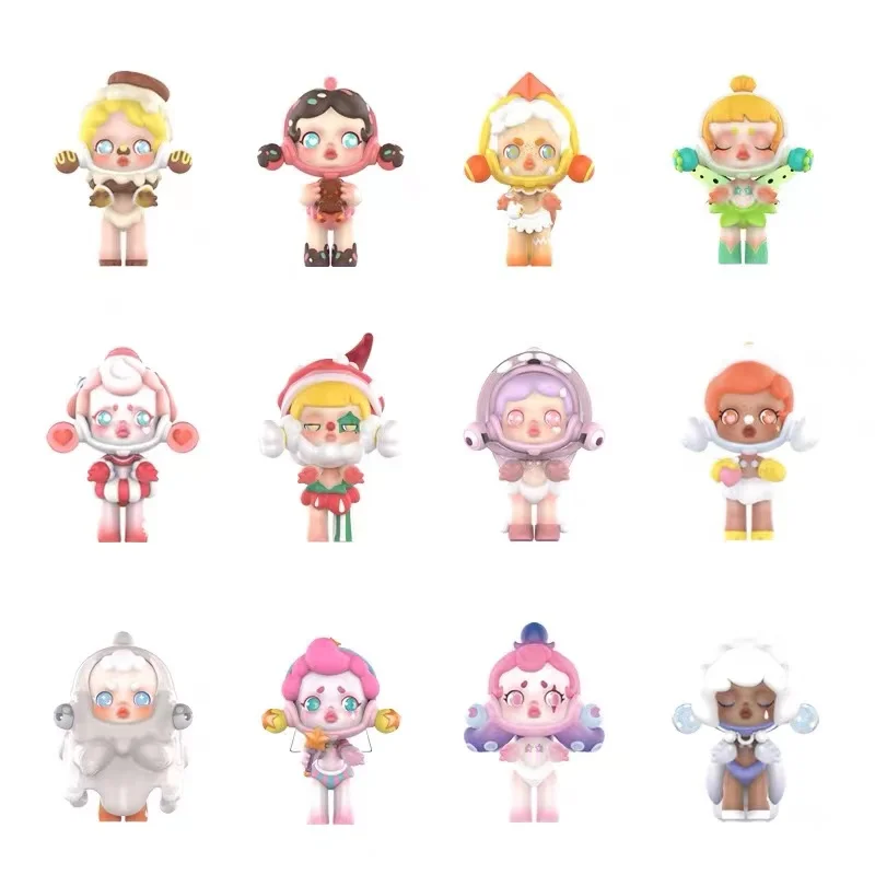 Скидка Оригинальная популярная детская игрушка в виде черепа, панды, конфет, монстра, город, модель, подтвердить стиль, милая аниме фигурка, Подароч...