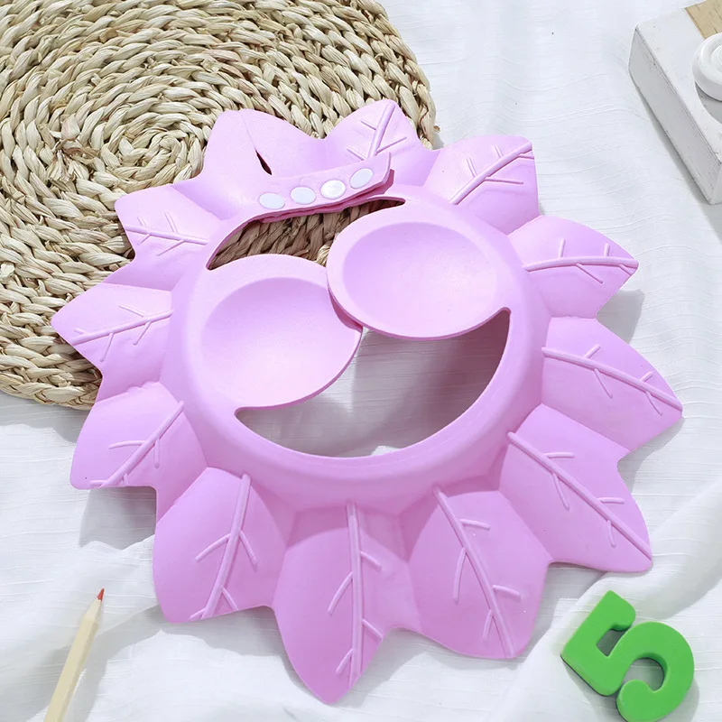 

Ear Protection Shampoo Cap Baby Thickening Shampoo Cap Infant Shower Cap Children Shampoo Bathing Shower Protect Head CoverLC894