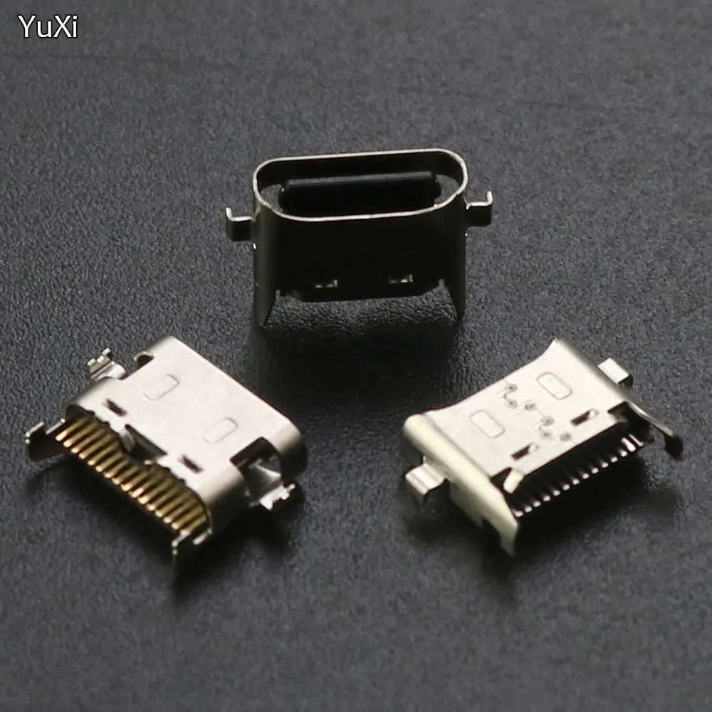 

50PCS Type-C USB 16Pin Charging Port Jack Socket For Samsung A21 A215 A215U A215F A20S A207 207F A2070 Charger Connector Plug