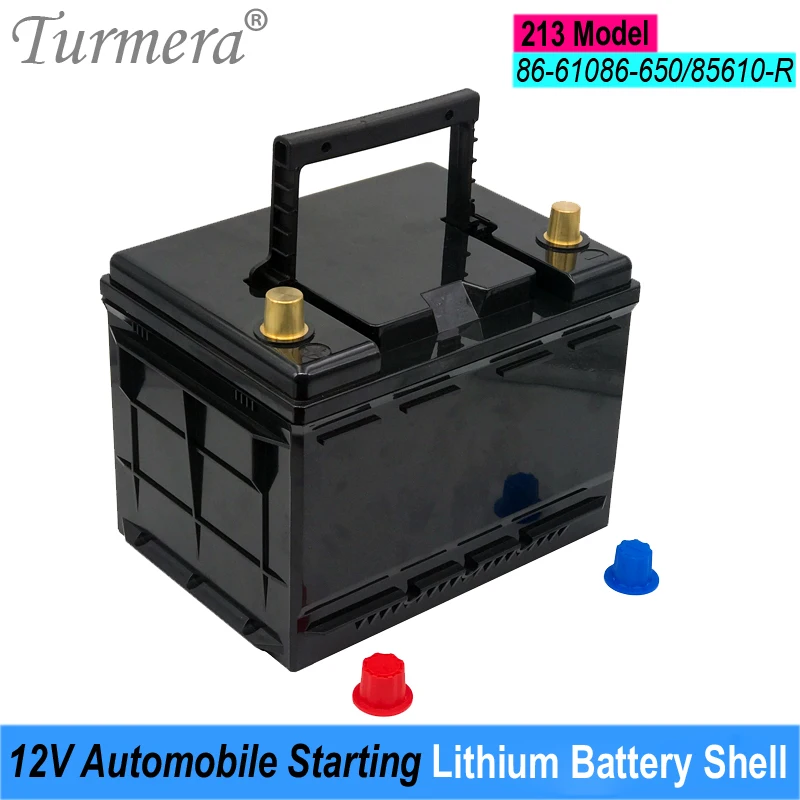 

Turmera 12V Automobile Starting Lithium Batteries Shell Car Battery Box for 213 Series 86610 86650 Replace 12V Lead-Acid Use