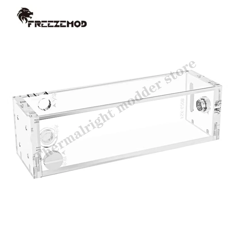 Акриловый квадратный резервуар для воды FREEZEMOD длиной 80-360 мм прозрачный основной