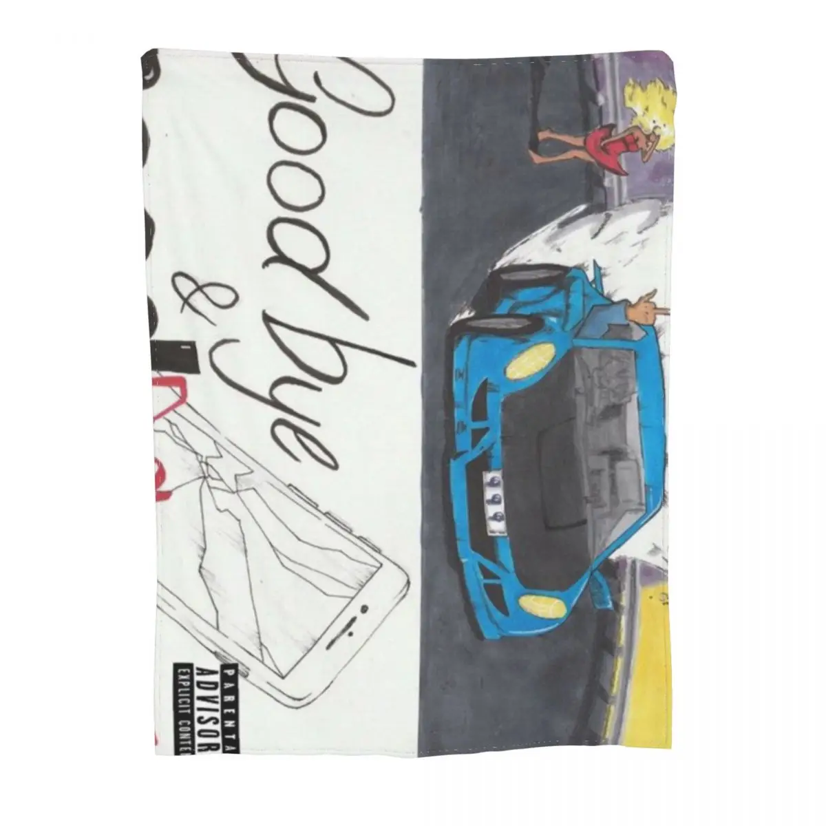 Попрощайтесь хорошо ридденс ультра-мягкое Флисовое одеяло