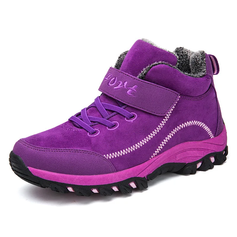 

Winter Men's and Women's Shoes Plush Thickened Cotton Boots Men's Warm Sports Shoes Fashion Casual Shoes Large