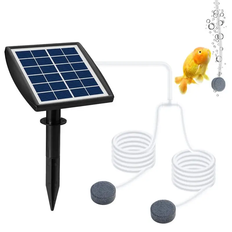 

Solar Air Pump Kit Solar Air Pump With Adjustable Solar Panel Solar Powered Pond Aerator Kit For Garden Fish Tank Pool Fishing