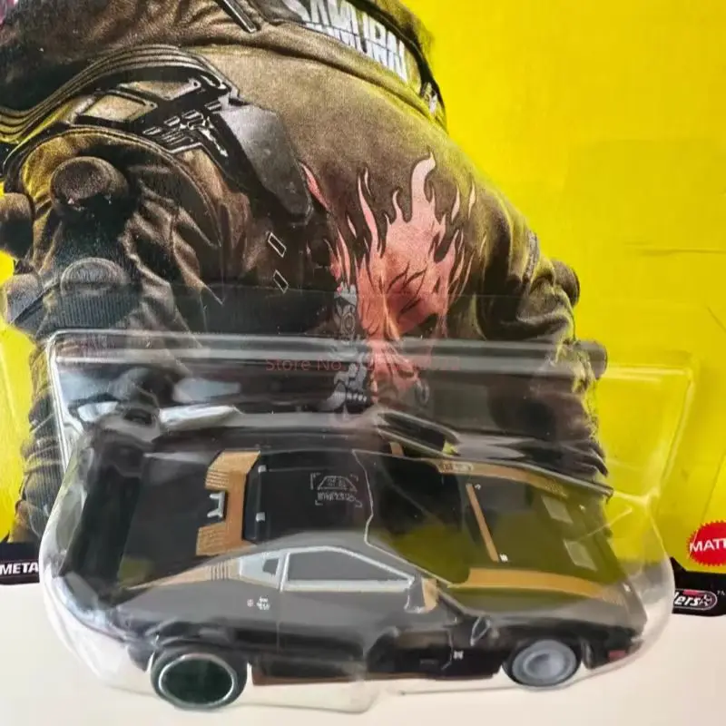 Фото Коллекционная модель автомобиля Hot Wheels Premium 2025 Cyberpunk Quadra Turbo-R V-Tech HXD63 в стиле киберпанк, масштаб 1:64, литая под давлением №5