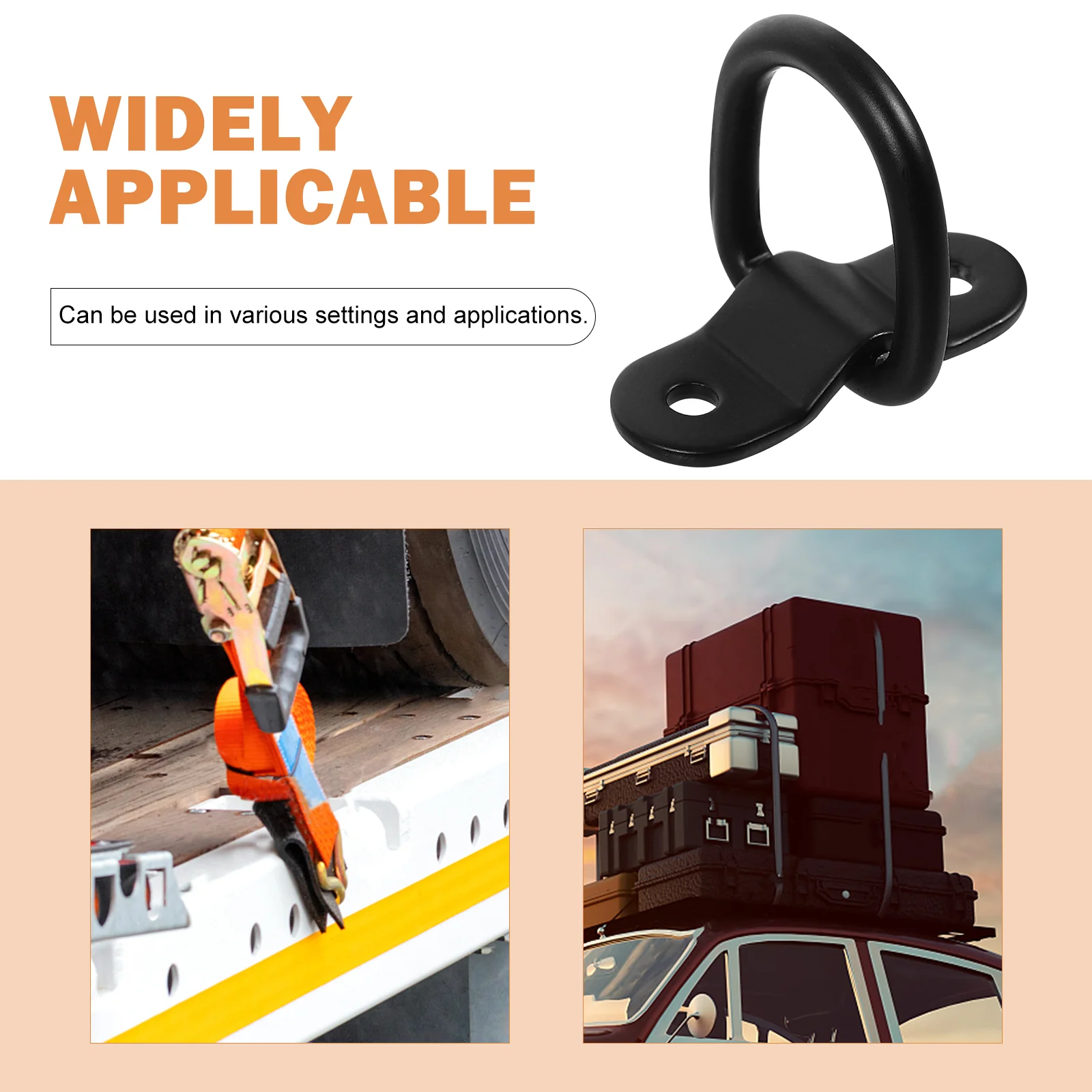 4 шт. Пряжка многоразовый якорь D-образное кольцо крепежные кольца для прицепа