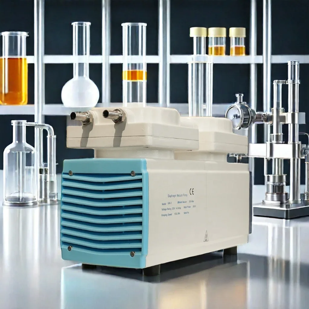 Настольный безмасляный диафрагменный вакуумный насос для лабораторий и