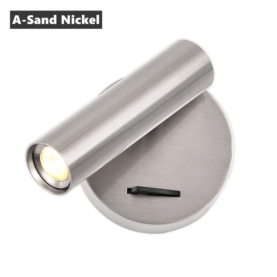 LED настенные светильники khelse поворотные 3Вт теплый белый