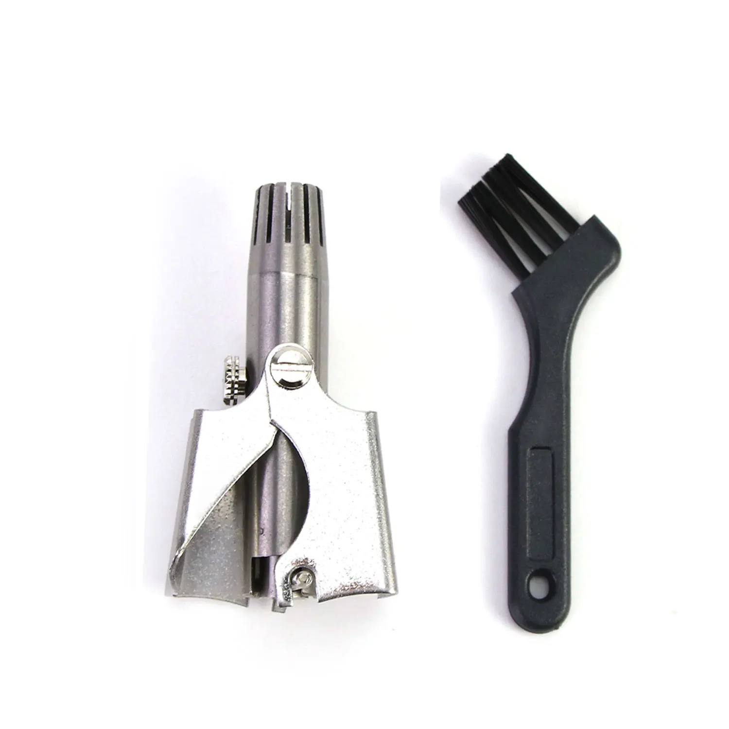 Фото Триммер QSHAVE из нержавеющей стали для носа, бритва для носа, безопасный уход, ручная отделка тела, моющийся инструмент для стрижки волос в нос... №5