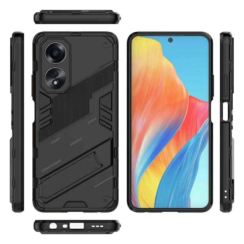 Чехол для OPPO A38 A58 A78 4G противоударный чехол с подставкой телефона A 38 58 78