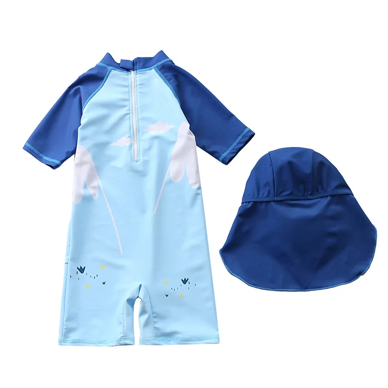 Baby Swimsuit Cartoon Children's Swimswear Boy UV Protection Summer Beach Pool Bathing Clothes Boys Kids Surfing Swimming Suit