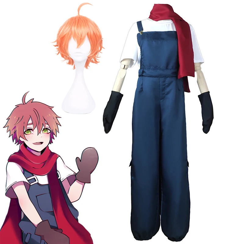 

Angels of Death Edward Mason Cosplay Costume Men Eddie Role Play Outfit Halloween Costumes Women Carnival Party Overalls Suit