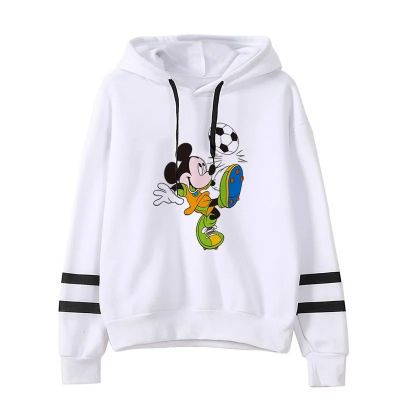 

Mickey Mouse Minnie Disney Hoodie Ladies Harajuku Pullover Cute Kawaii Casual Top Print Hoodie Pink Long Sleeve Fashion Hoodie
