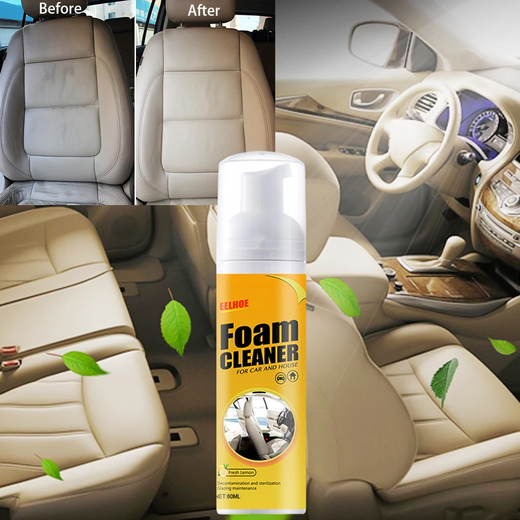 

100ml Foam Cleaner Spray Cleaning Car dirt For Car Interiors EXteriors Home Cleaning Foam Cleaner Spray Anti-aging Cleaner Tools