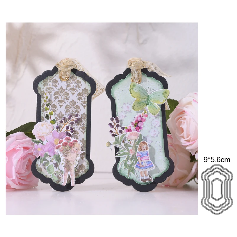 

Metal Cutting Dies Frame Tag set 2022 For Scrapbooking DIY Paper/photo Cards New Design Cutting Dies Craft Cuts