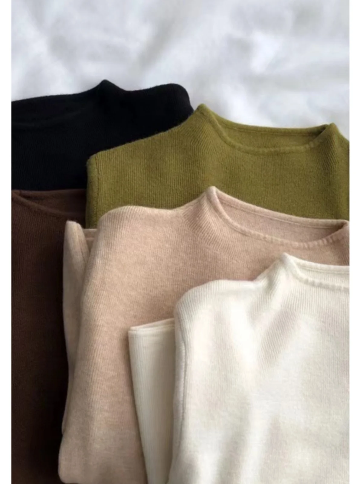 Корейская повседневная внутренняя одежда для похудения с воротником до половины