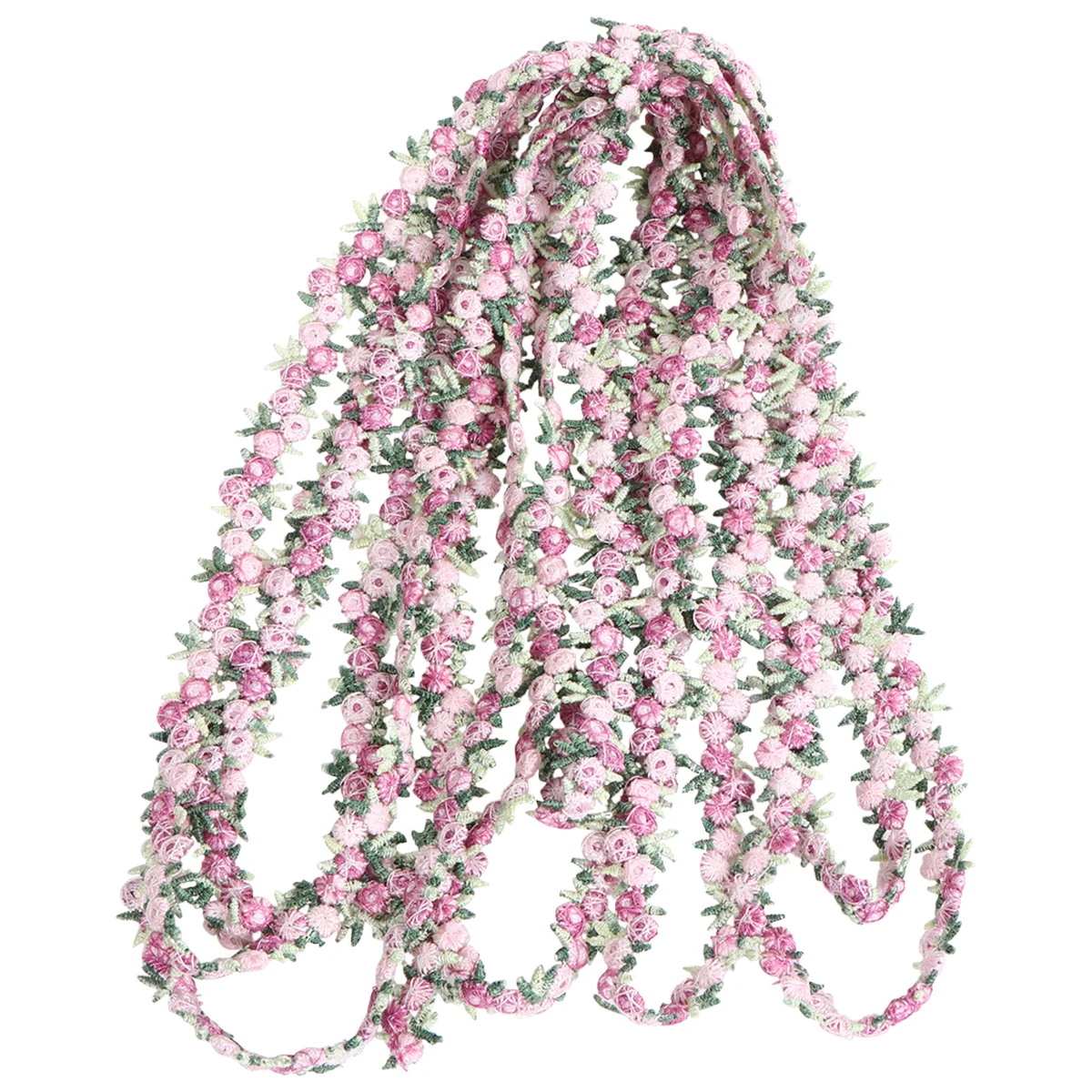 

Lace Trim Ribbon Rose Flower Sewing Floral Wedding Embroidereddecorative Fabric Applique Bridal Diy Decoration Embroidery