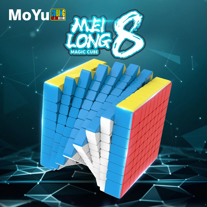 

MOYU MeiLong 8 Magic Cube 8×8 Professional Rubick 8x8x8 Speed Puzzle 8x8 Fidget Children's Educational Toy Rubix Cubo Magico