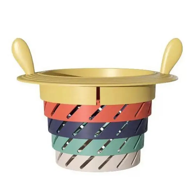 

Sink Strainer Stopper Rainbow Color Anti-clogging Kitchen Sink Filter Drainer Basket for Home Apartment Hotel Restaurant Laundry