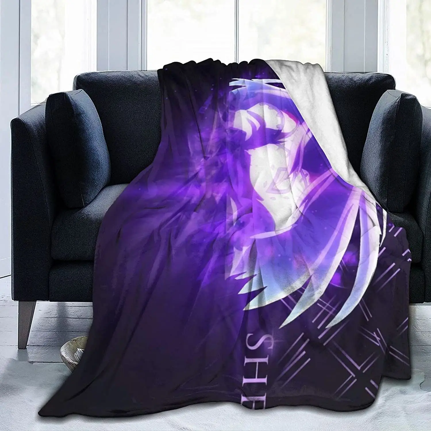 

Sheele Fluffy Soft and Comfortable Blanket, Anime Warm Embrace of Sympathy