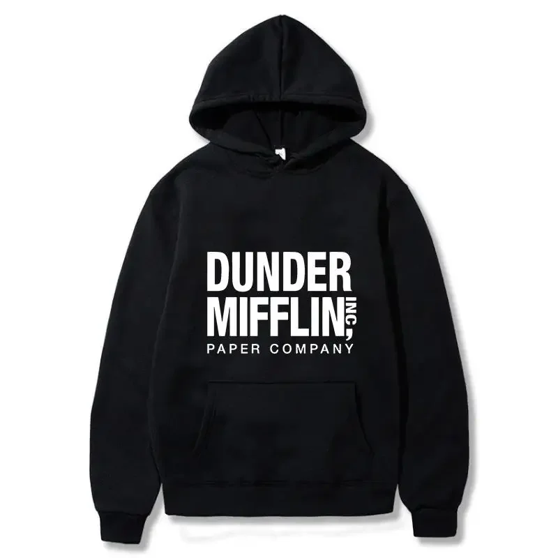 Новинка 2024 толстовка с капюшоном Office Dunder Mufflin INC Dwight Schrute для мужчин и женщин