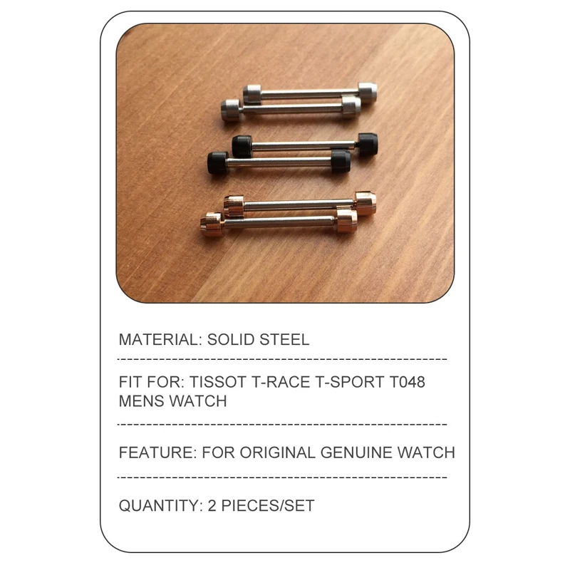 28mm Inner Hexagon Watch Screw Tube Rod Spring Bar Screw-In Watch Lug Stem Link Kit forTS Tissot T race T-sport T048 motoGP Watc