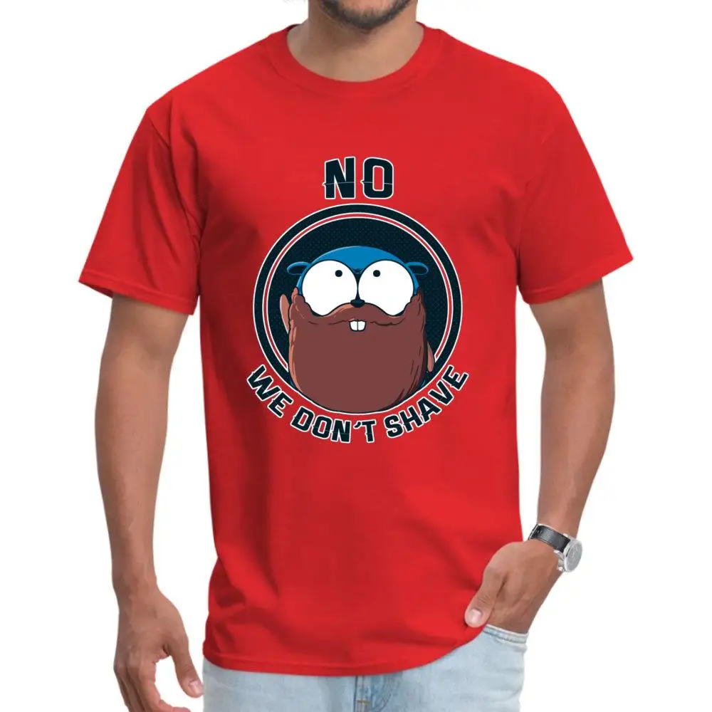 

Brand Young Tees Golang Gopher Won't Shave Casual T Shirts Men Funny Tshirt Twin Peaks King Summer Tee Shirt O Neck Wholesale