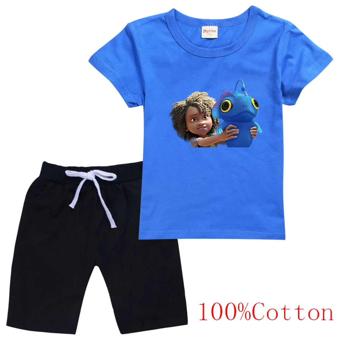 

Disney Sea Beast Cartoon Print Baby Boy Clothes Game Teen Kids Toddler Girls T-Shirt Shorts Summer Outfit