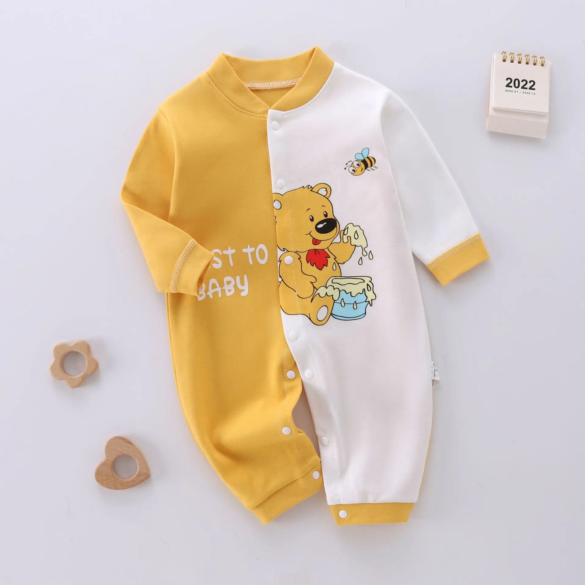 

Autumn Unisex Newborn Baby Clothes Cartoon Baby Rompers Cotton Long Sleeve Toddler Romper Infant Clothing 0-12 Months
