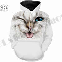 plstar cosmos newest 3dprint cat face funny harajuku streetwear casual unique unisex hoodiessweatshirtzip style 2