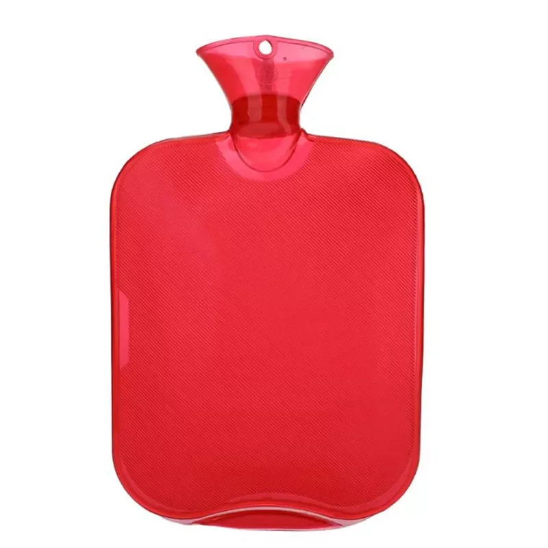 

Safe Craetive Transparent Hot Water Bottle High Density PVC Explosion-proof Hot Water Pack Bag Up Massage Health Care 2000ml