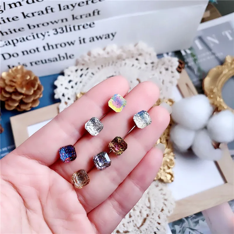 

Женские серьги-гвоздики из нержавеющей стали, 2 шт.