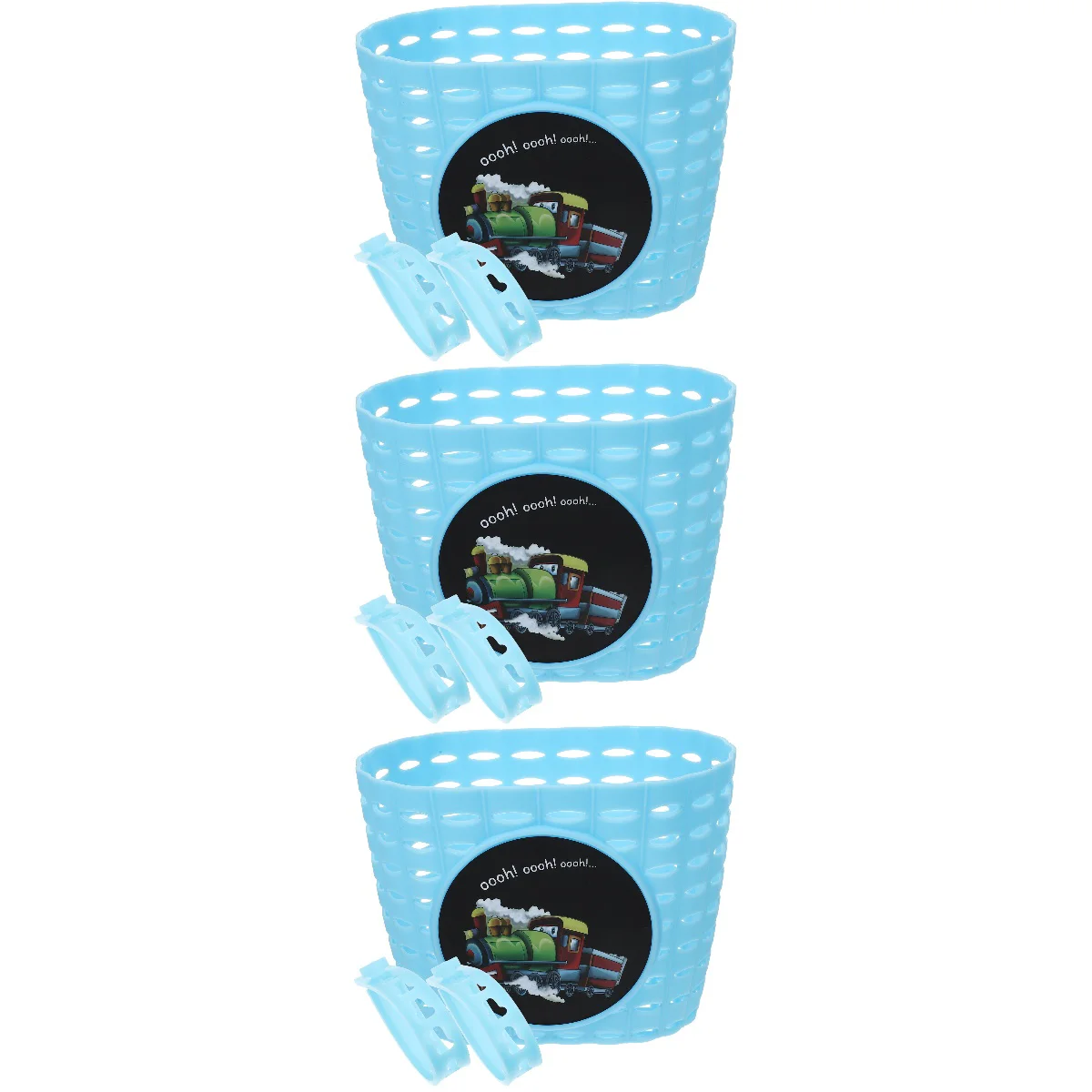 

3pcs Children Bike Front Basket Scooter Basket Cycle Bike Storage Basket