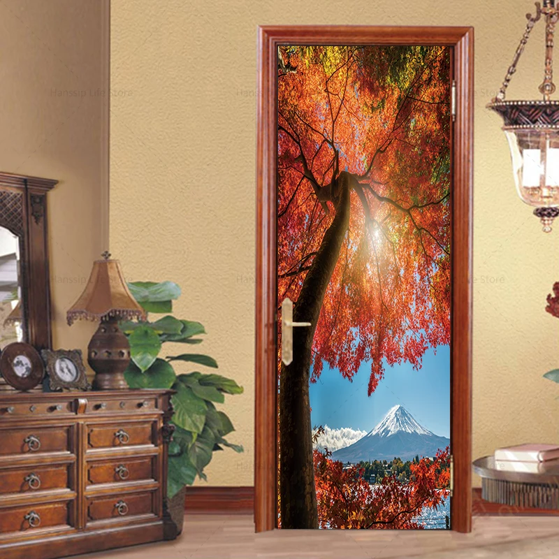 Самоклеящаяся Настенная Наклейка на дверь 29 видов