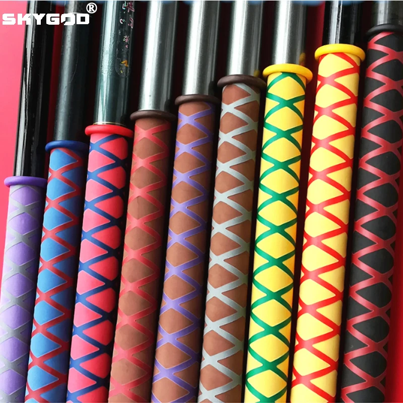 

1Pcs Double Colors Non Slip Heat Shrink Tube Insulation Protect Waterproof Anti-Slip Fishing Rod Wrap