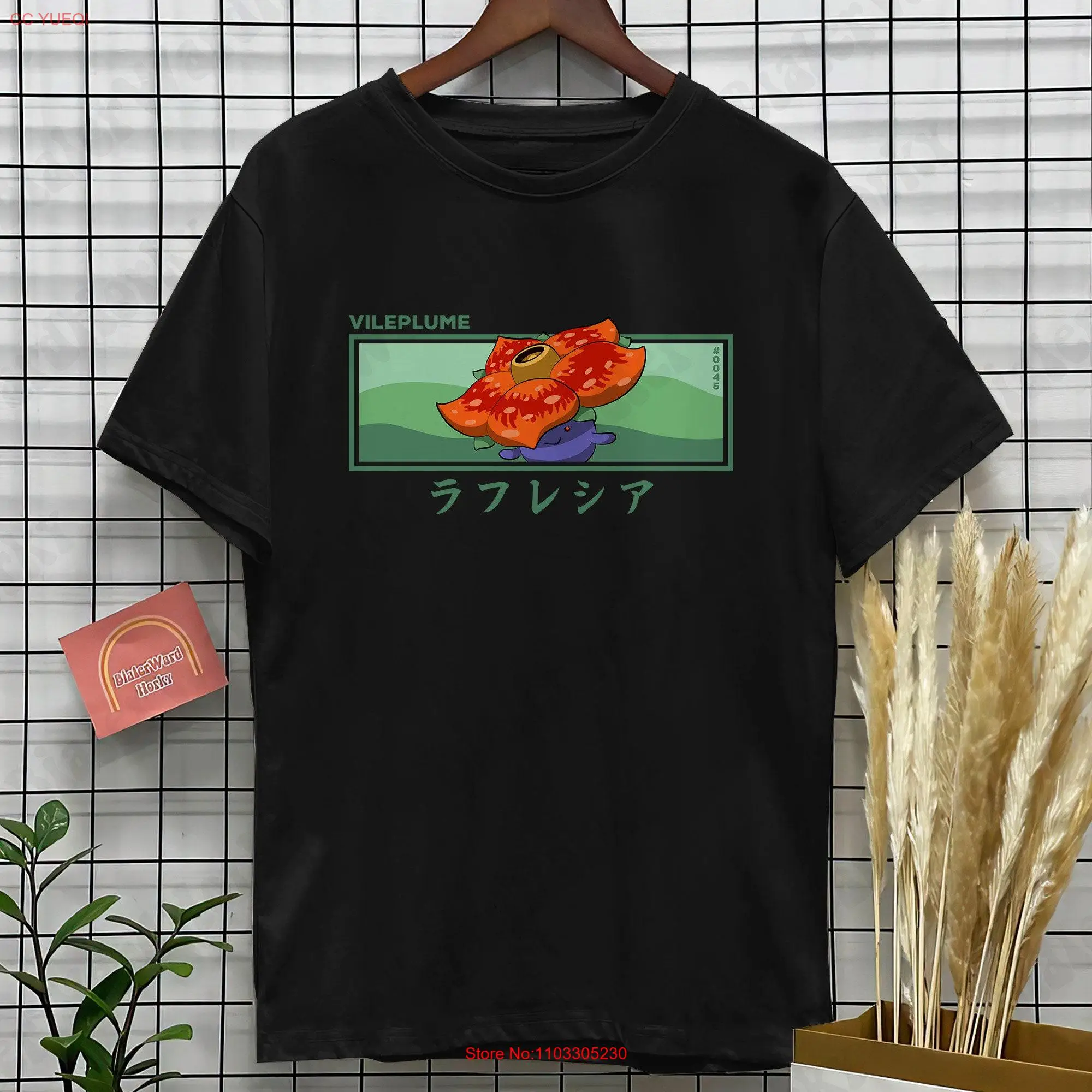 Футболка Vileplume Strange Flower в стиле аниме Cute Oddish Lover с длинными или короткими рукавами