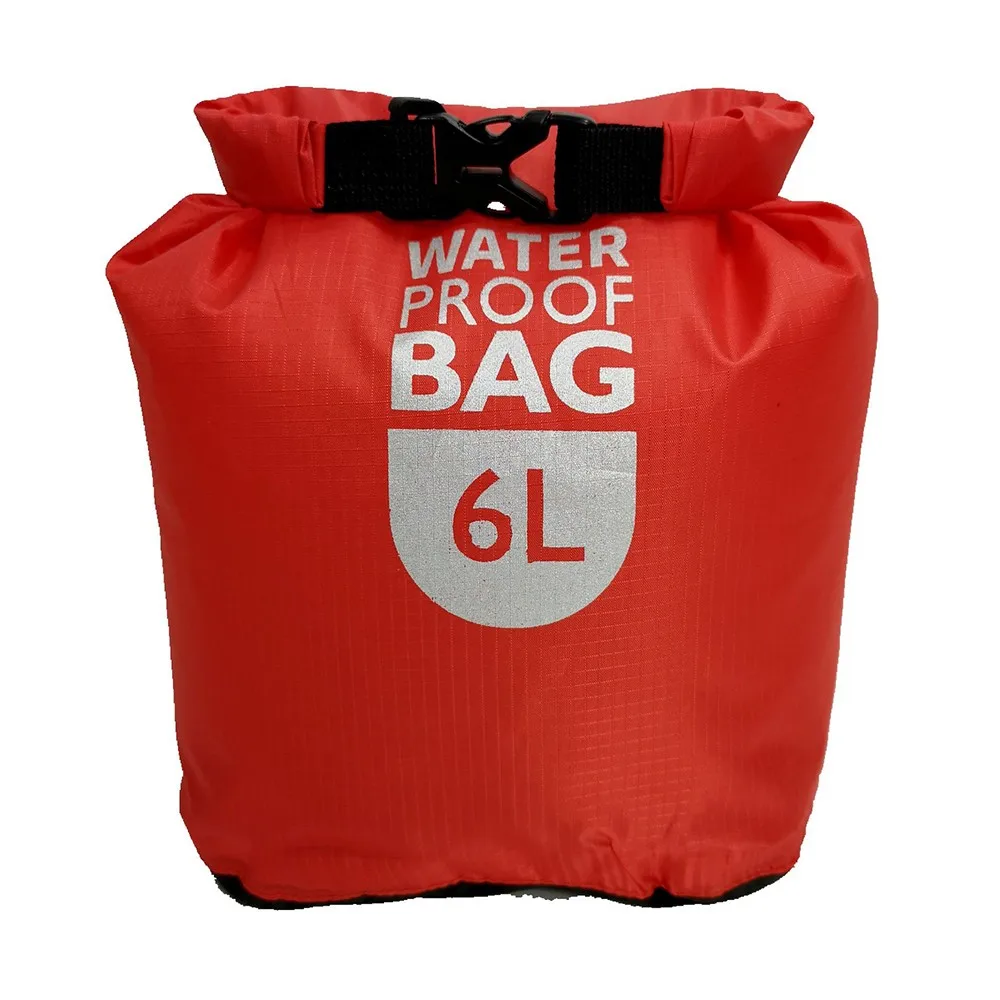 

Storage Waterproof Dry Bag 6/12L Boating Kayak Outdoor Portable Rafting Smooth Surface Swimming Tear-proof Camping