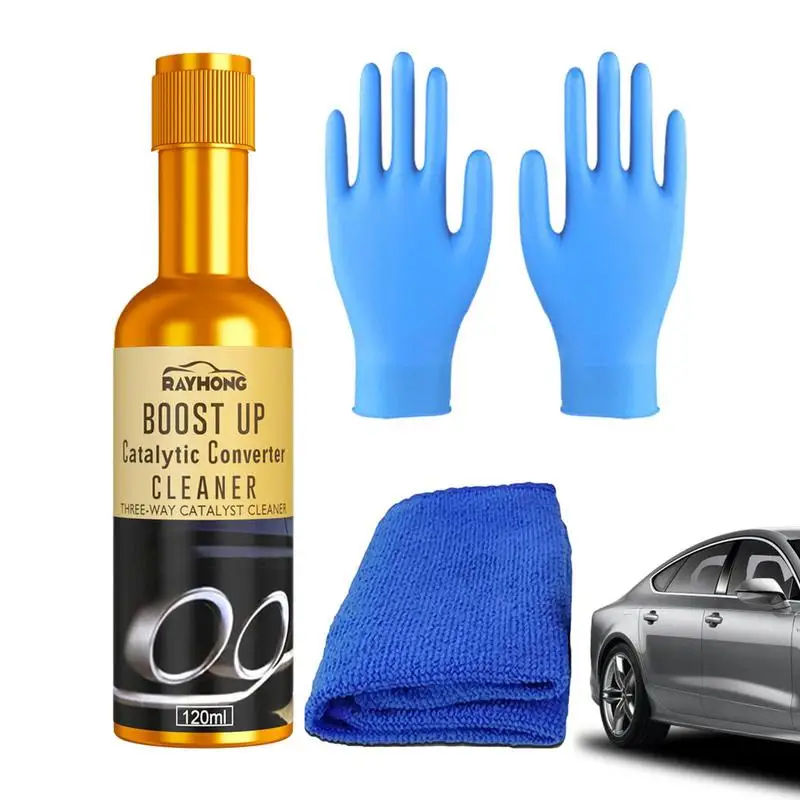 

Converter Cleaner | 150ml Boost Up Car Converter Cleaning Agent | Vehicle Clean Accessories Efficient Decarbonization Lower Cons