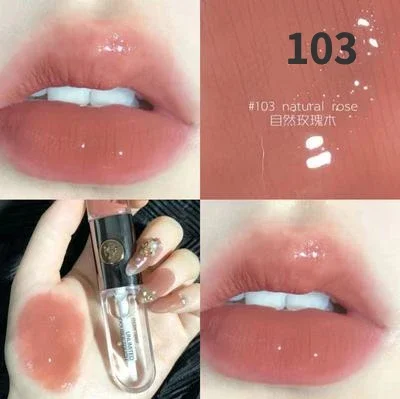 

KIKO make up lip oil Lip Glaze Non-Fading Lipsticks Makeup Gloss Milk Tea Bean Paste Transparent Lip Color lip gloss cosmetic