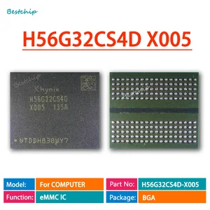 (1piece)100% New H56G32CS4D-X005 H56G32CS40-X005 H56G32CS4D X005 H56G32CS40 X005 BGA Chipset